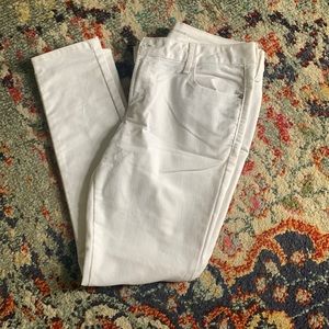 White Old Navy Rockstar Skinny Denim
